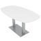 Skutchi Designs 33.5 in W, 59.5 in L, 29 in H, Engineered Wood Top, White HAR-ABOT-34X60-DOU-XD09 - alternate 1